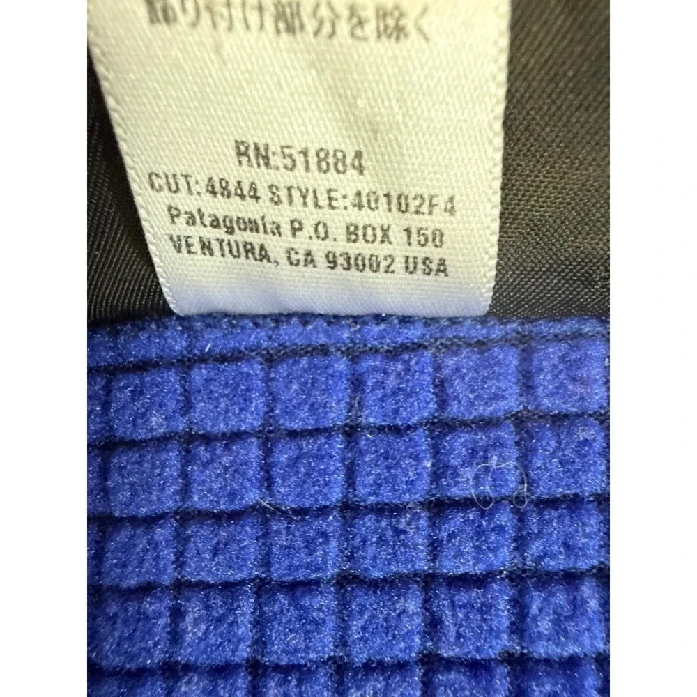 Patagonia R1 Regulator Pullover Mens L Blue Polartec Grid Half Zip‎ Outdoors USA